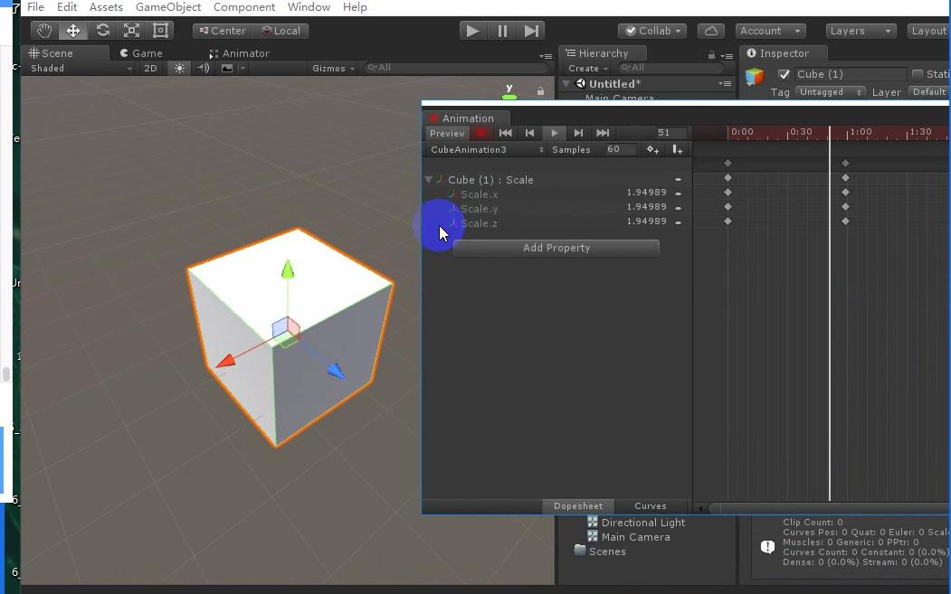 [图]【教程】Unity3d-动画的制作与编辑