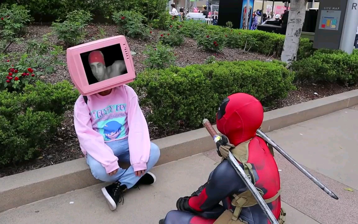 [图]【D Piddy】化身死侍大闹漫展 Deadpool vs Anime Pasadena 2019