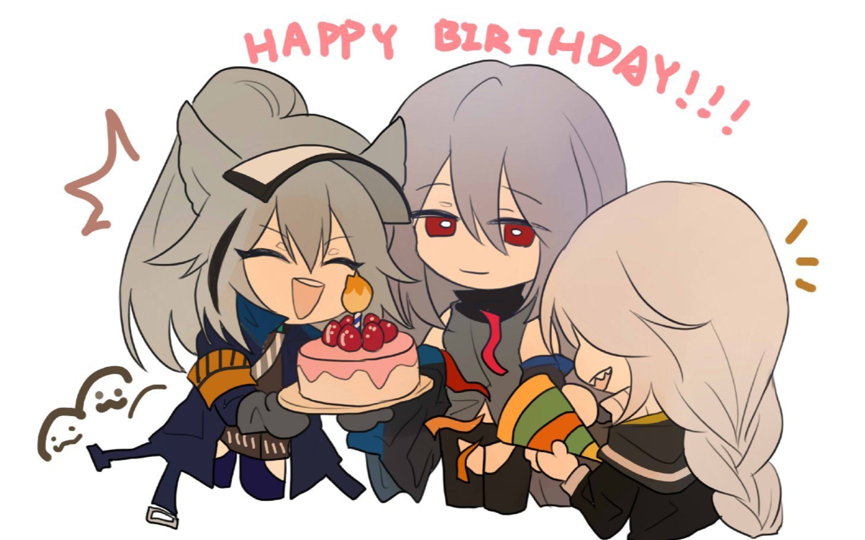 小虎鲸斯卡蒂生日快乐啊