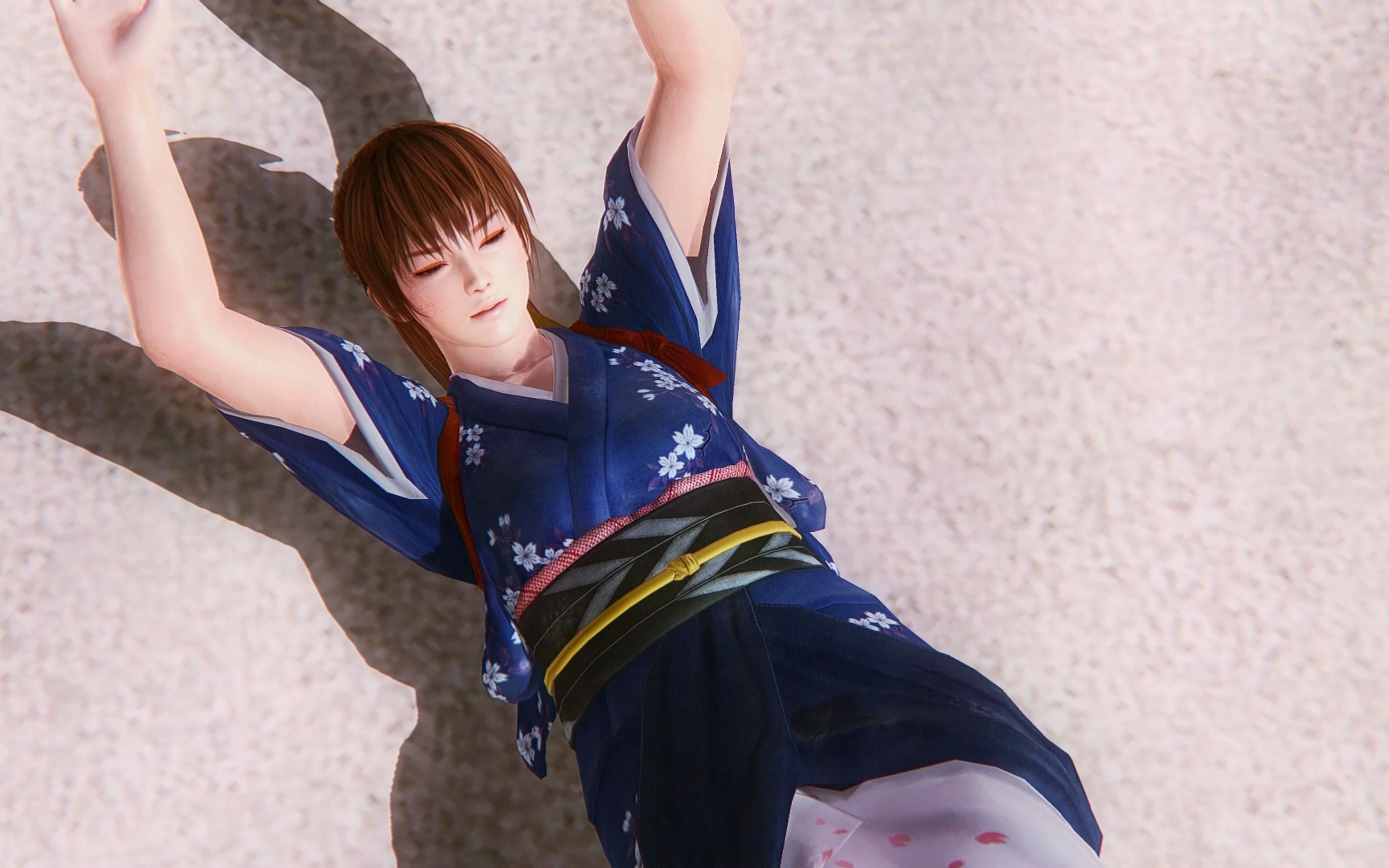 死或生5~霞蓝色和服演出写真