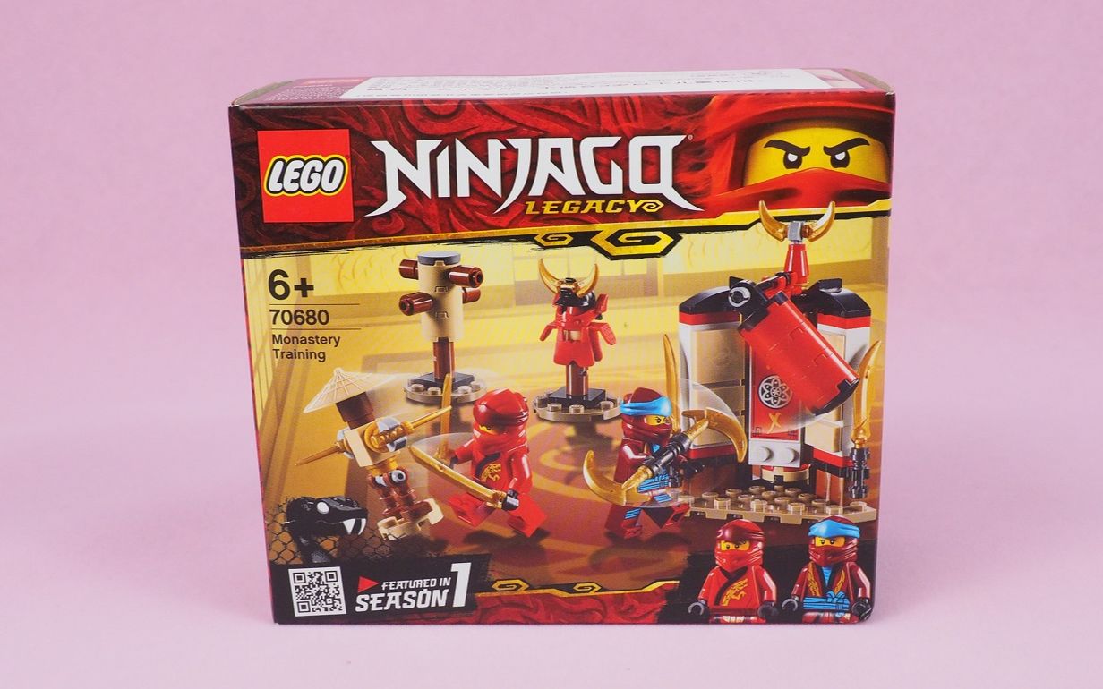 乐高搭建乐高幻影忍者70680忍术训练馆修炼评测