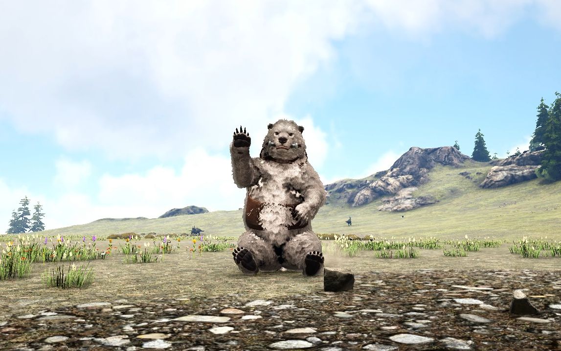 恐熊:我不仅能采集能战斗,我还能招财呢!