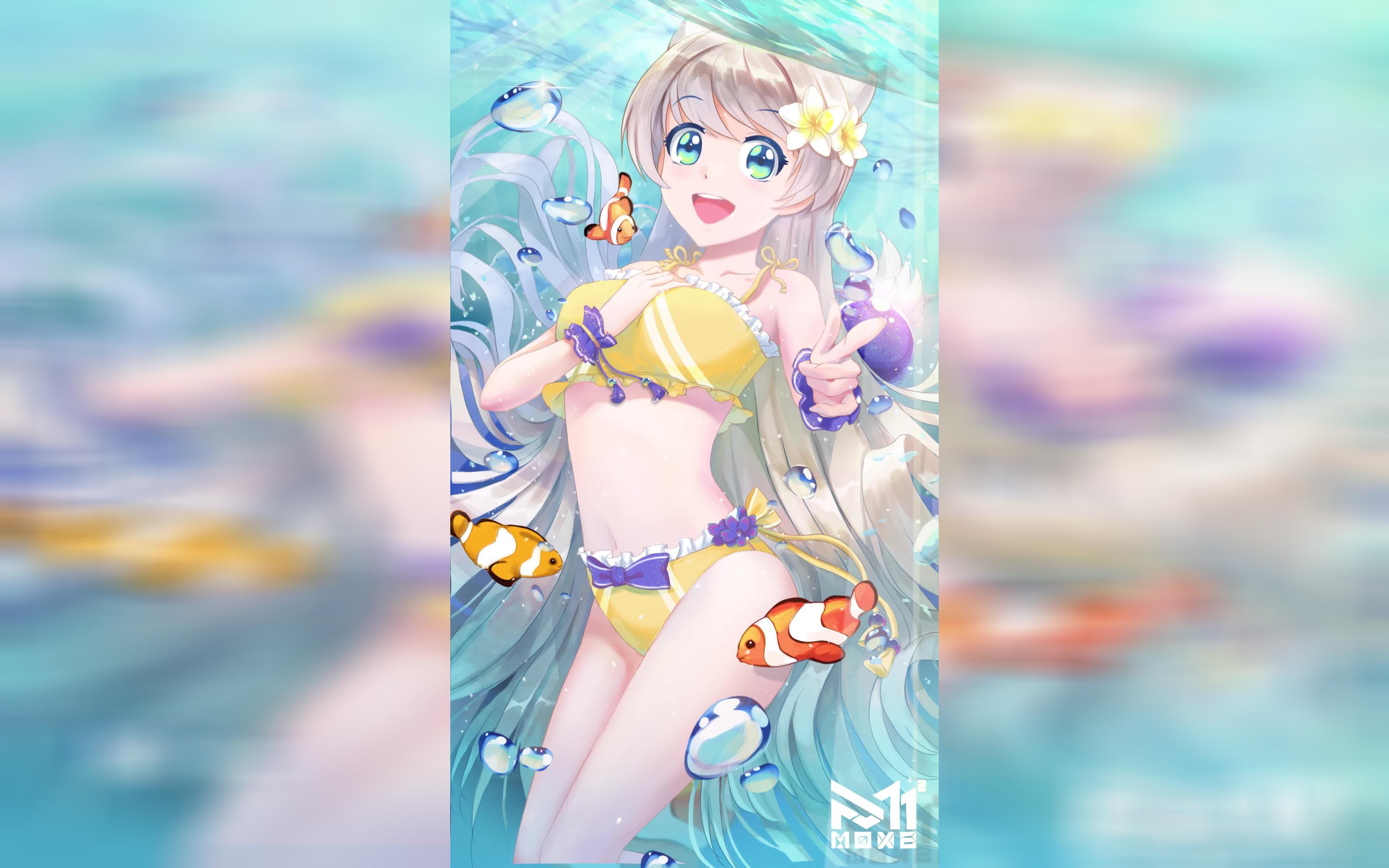 【默默酱】小哥哥,你丢的是这个金鱼,还是这个银鱼呢?