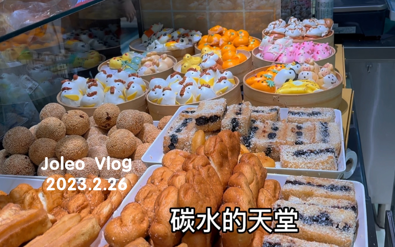 [图]Vlog淄博·市井小民休息日·信誉楼真是碳水的天堂 真就是绝了 • ·̫ •