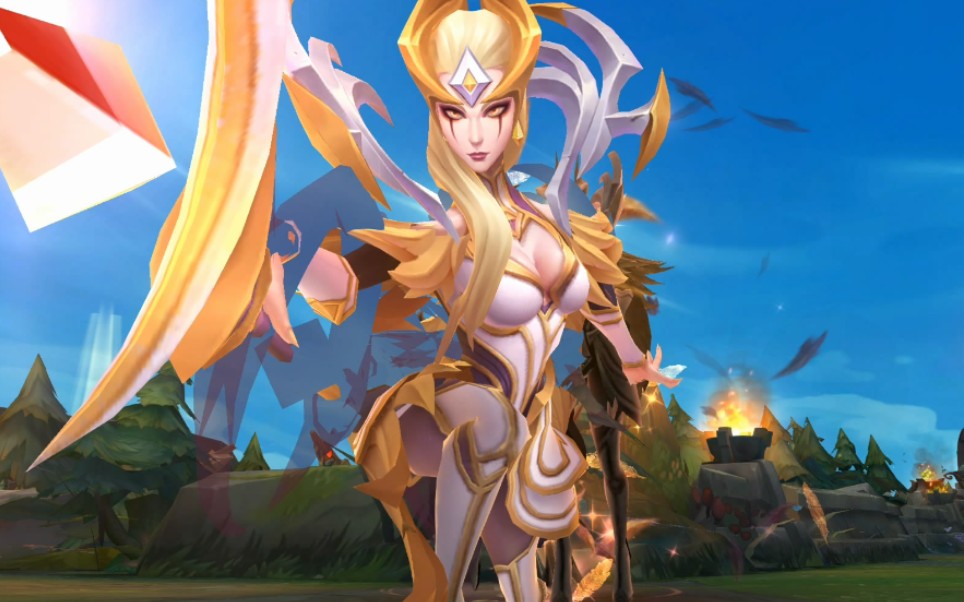 妖姬这少女的站姿!魔女 至臻 乐芙兰3d细节展示