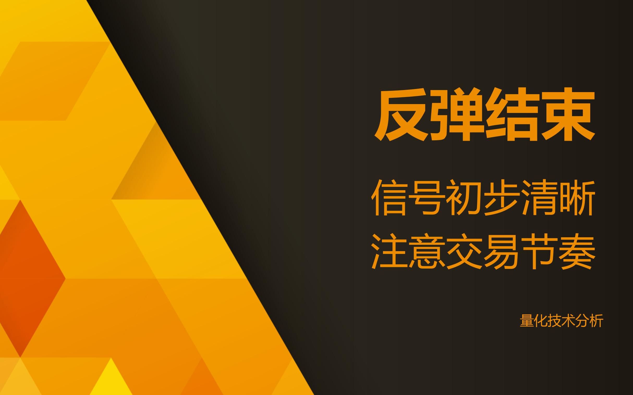 量化技术分析20230620 反弹基本结束 注意交易节奏哔哩哔哩bilibili