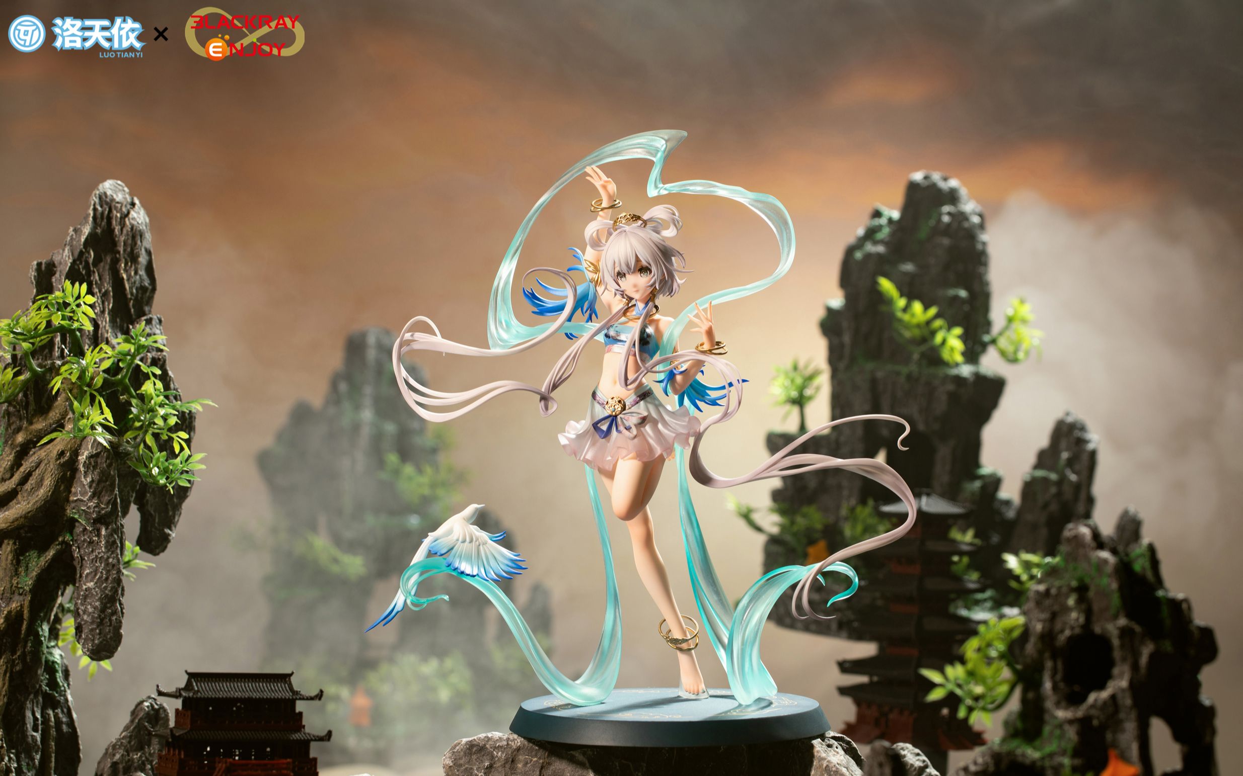 【洛天依】blackray enjoy 洛天依 青鸟传信ver.手办展示