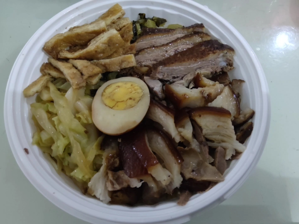 双拼饭猪脚拼烧鸭