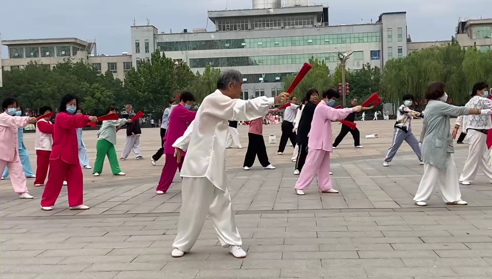 陈式48式太极扇