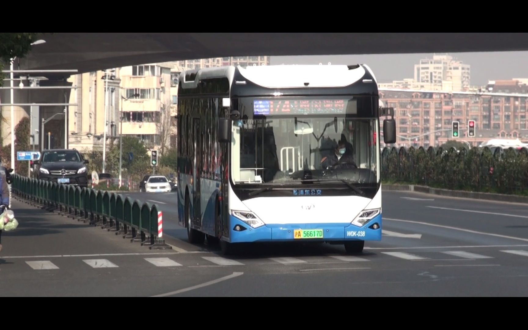 上海公交 浦东上南 174路 w0k-038