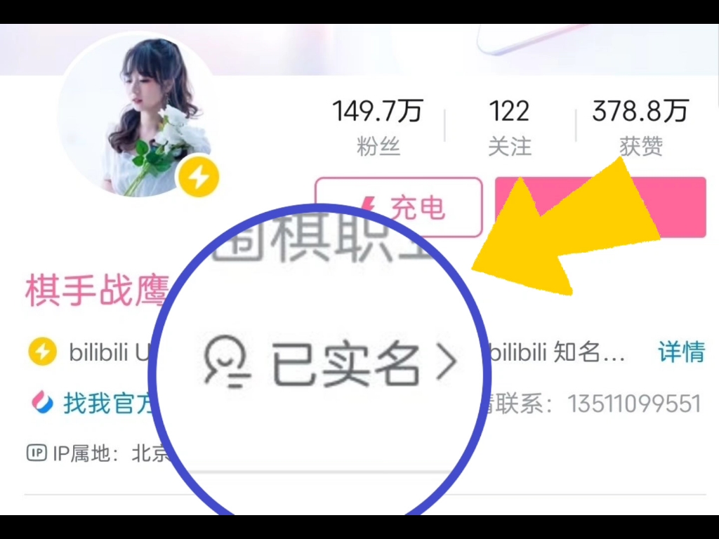 实名上网的战鹰鹰酱终于实名了!哔哩哔哩bilibili