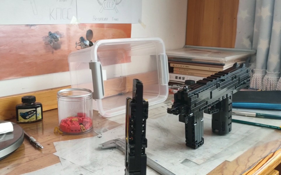 乐高moc枪 tmp冲锋手枪(拉栓时代该结束了)