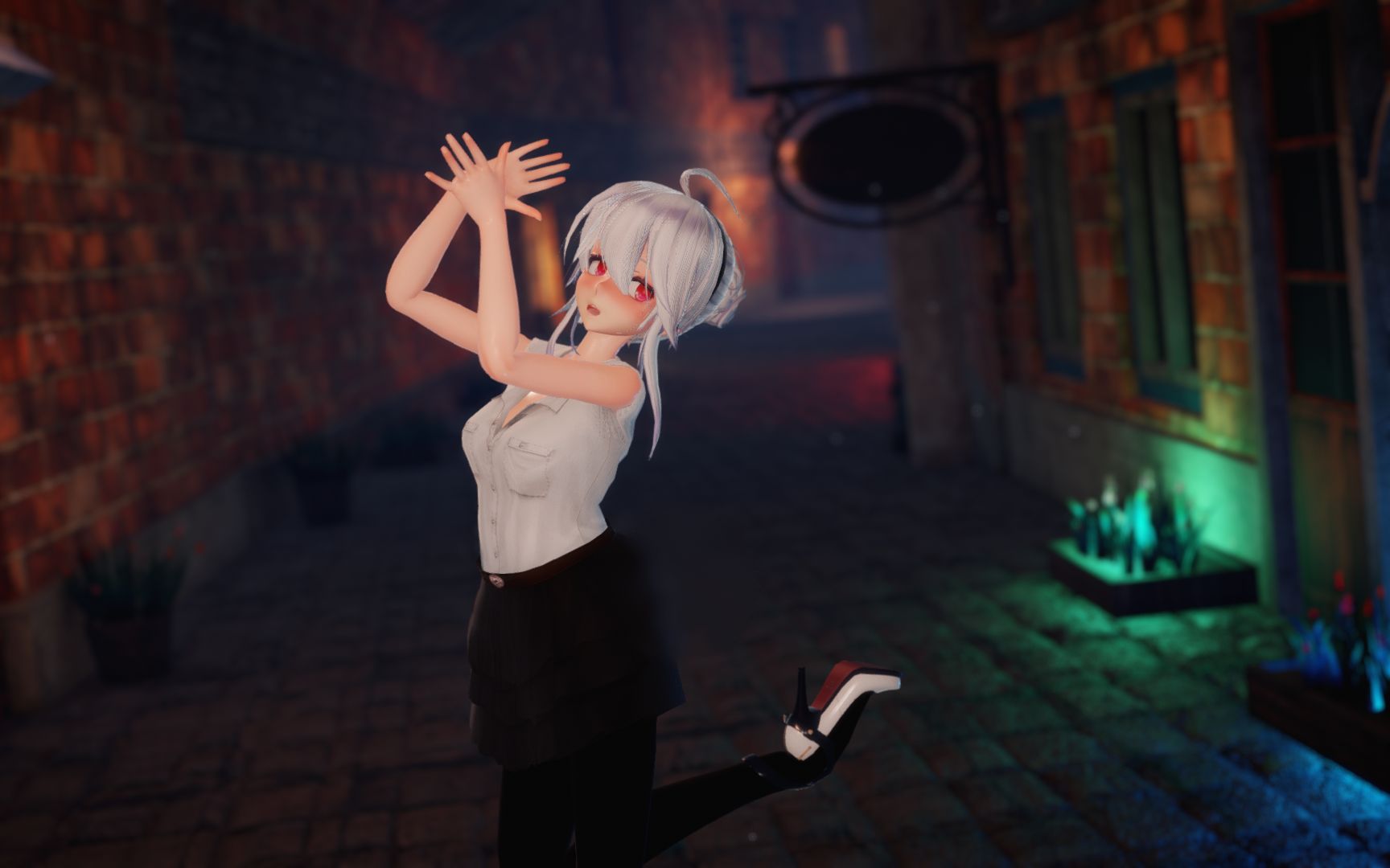 【弱音mmd】醉酒的弱音小姐姐一个人在这里跳啥呢_哔哩哔哩_bilibili