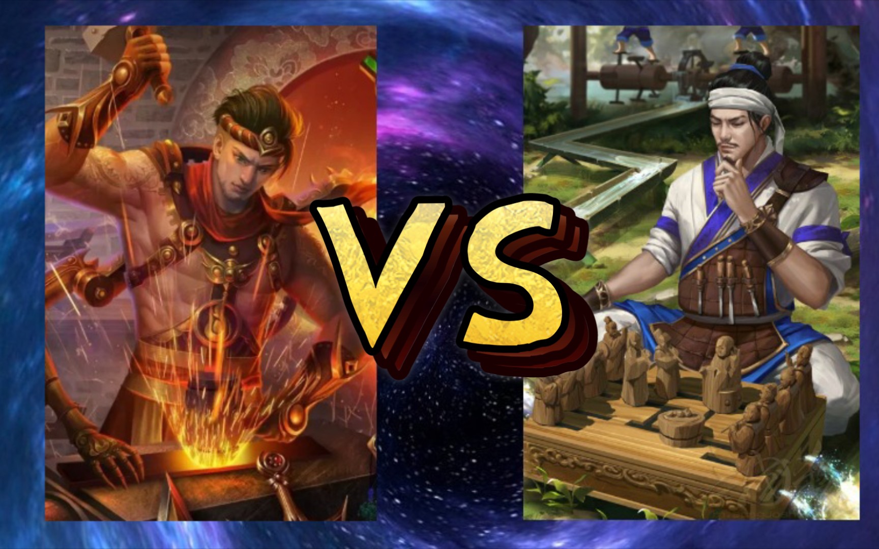 马均vs蒲元装备大师之间的对决