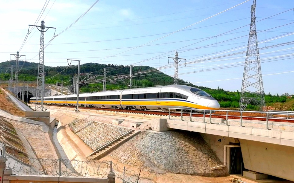 crh380bj"黄鲨鱼"检测济莱高铁