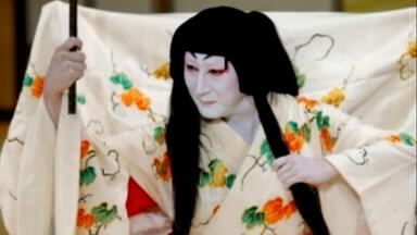 歌舞伎】楼門五三桐~山門（1950 二代目實川延若着色版）_哔哩哔