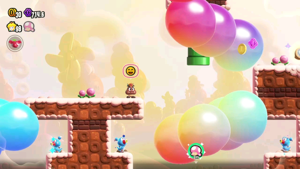 【超级马力欧兄弟 惊奇】个人素材4 栗宝宝sp关的默契配合