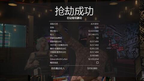 Gta5 赌场豪劫 兵不厌诈 钻石310w双人线分红通关 无剪辑 哔哩哔哩 つロ干杯 Bilibili