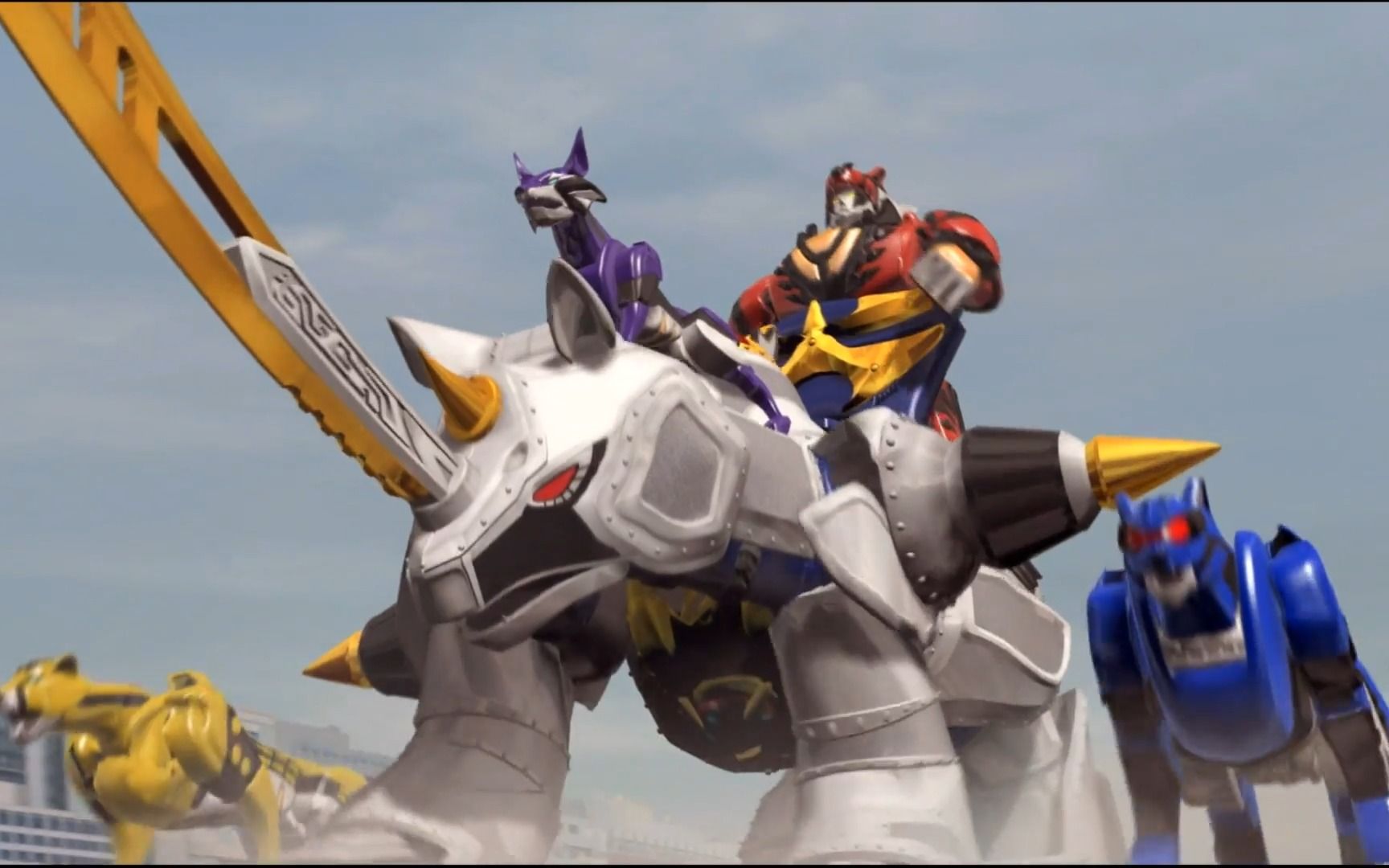 【超级机械】兽拳战队 全机械武装合体登场大合集