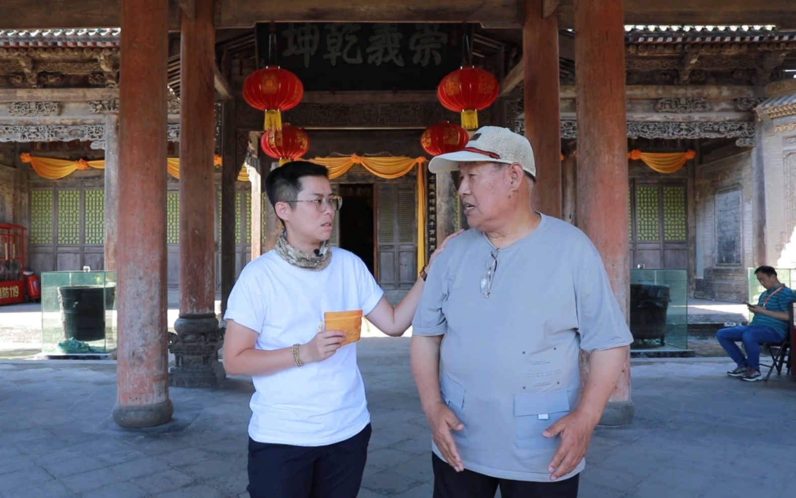 [图]台湾青年走进后土祠，告诉你皇天后土的由来！#台青黄河游记#走进黄河人家#黄河#宝岛帅女生#运城#台青视角下记录的黄河是什么样？