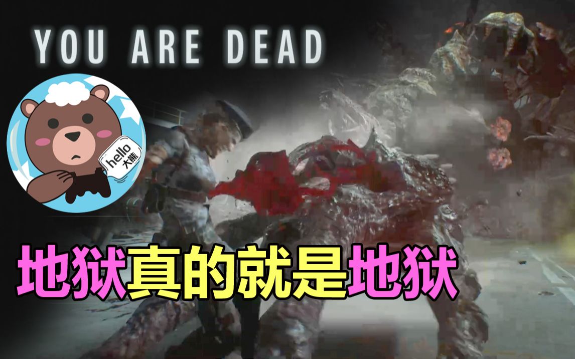 大熊给我1亿我也不会再尝试被地狱支配的恐惧地狱难度追踪者太难了