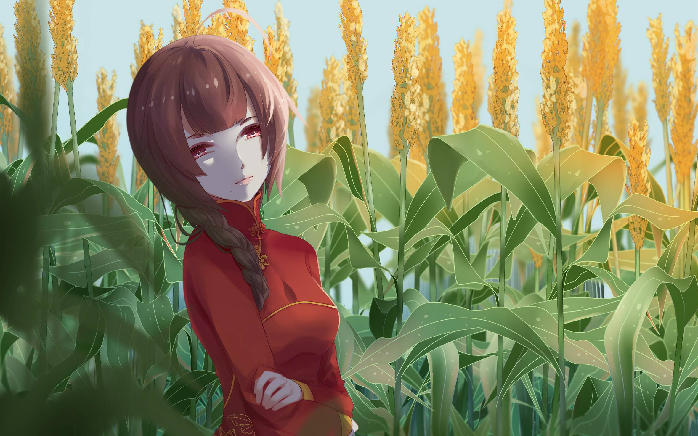 【乐正绫翻唱】九儿(红高粱)【一图流原创pv】【新人初调教】