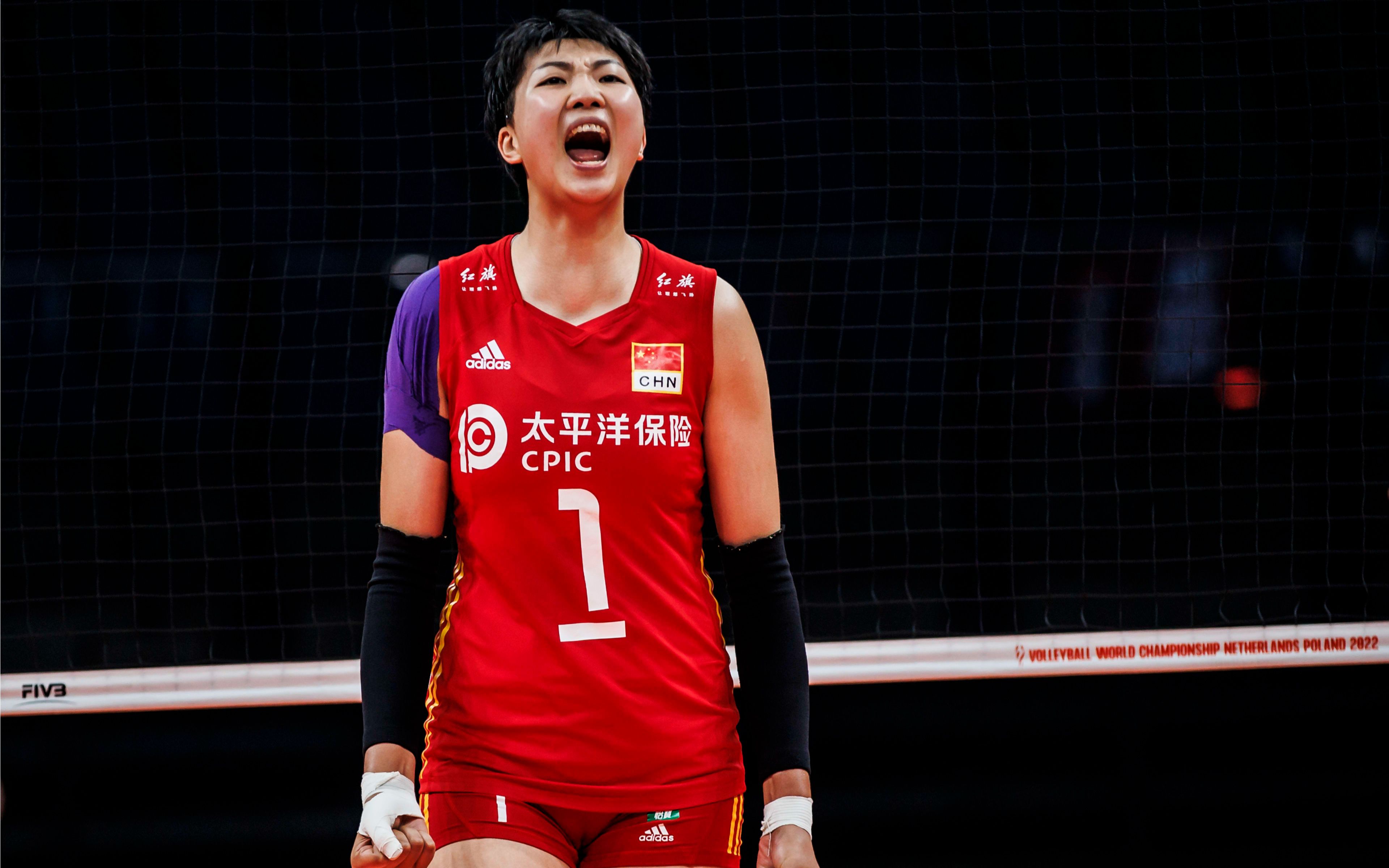 袁心玥,王媛媛扣杀拦网,世锦赛中国女排战胜捷克女排