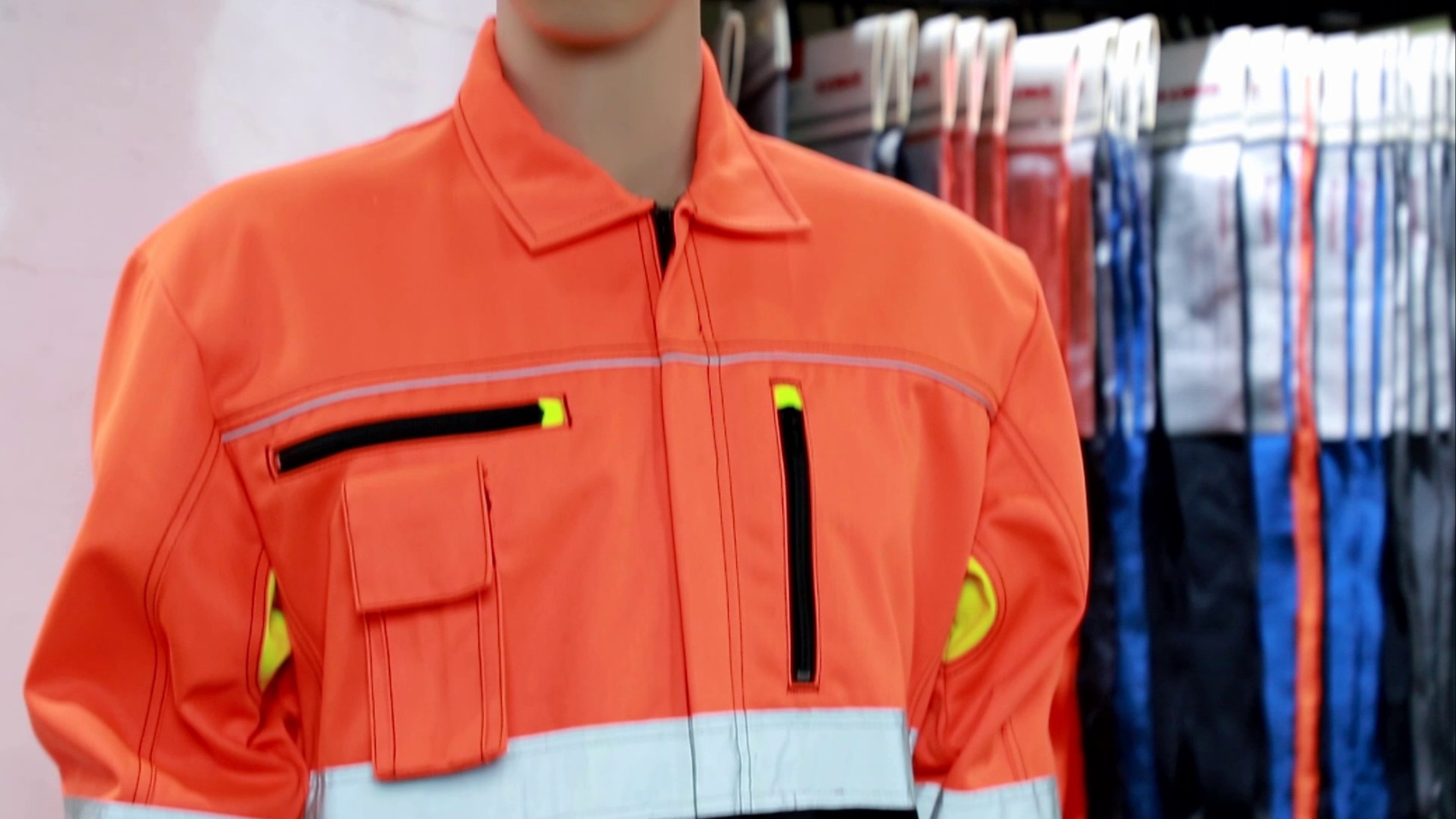 服装工厂批发定制阻燃服工作服高亮连体服