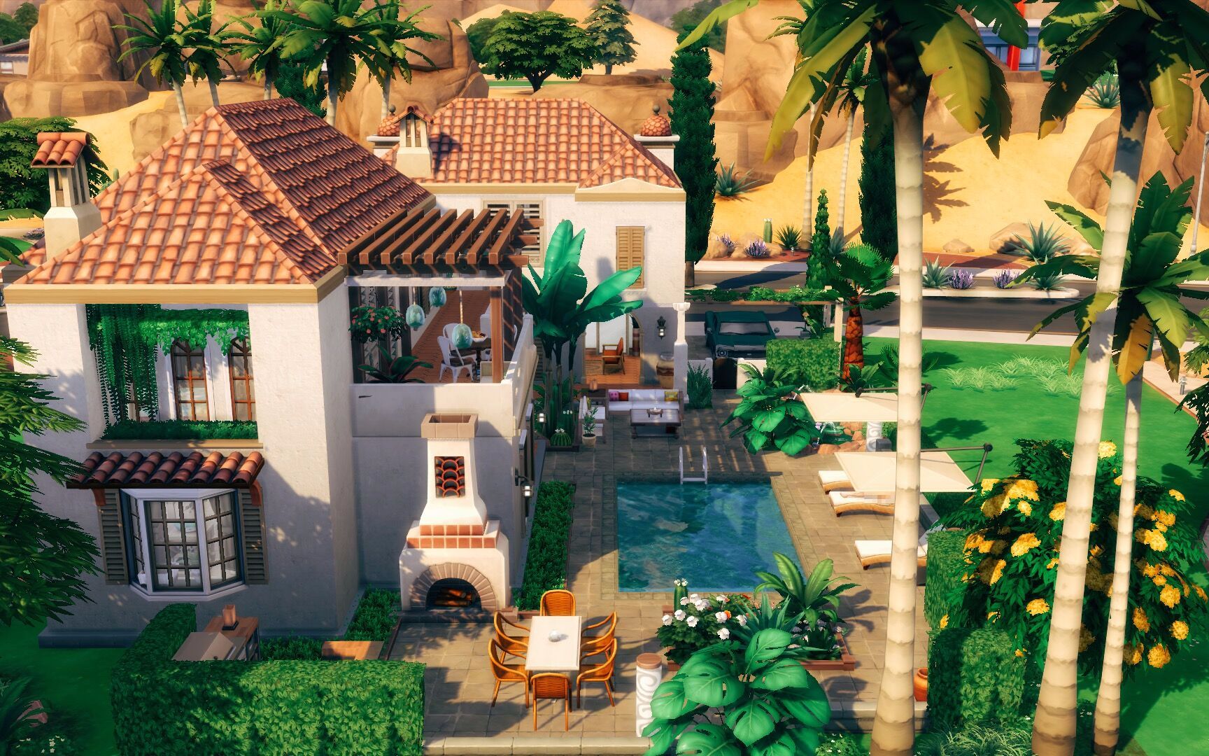 【模拟人生4】地中海风情住宅速建nocc