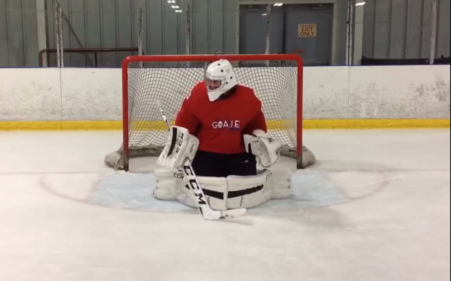 [图]【Hockey Goalie Training】Rebound Simulation Goalie Drill