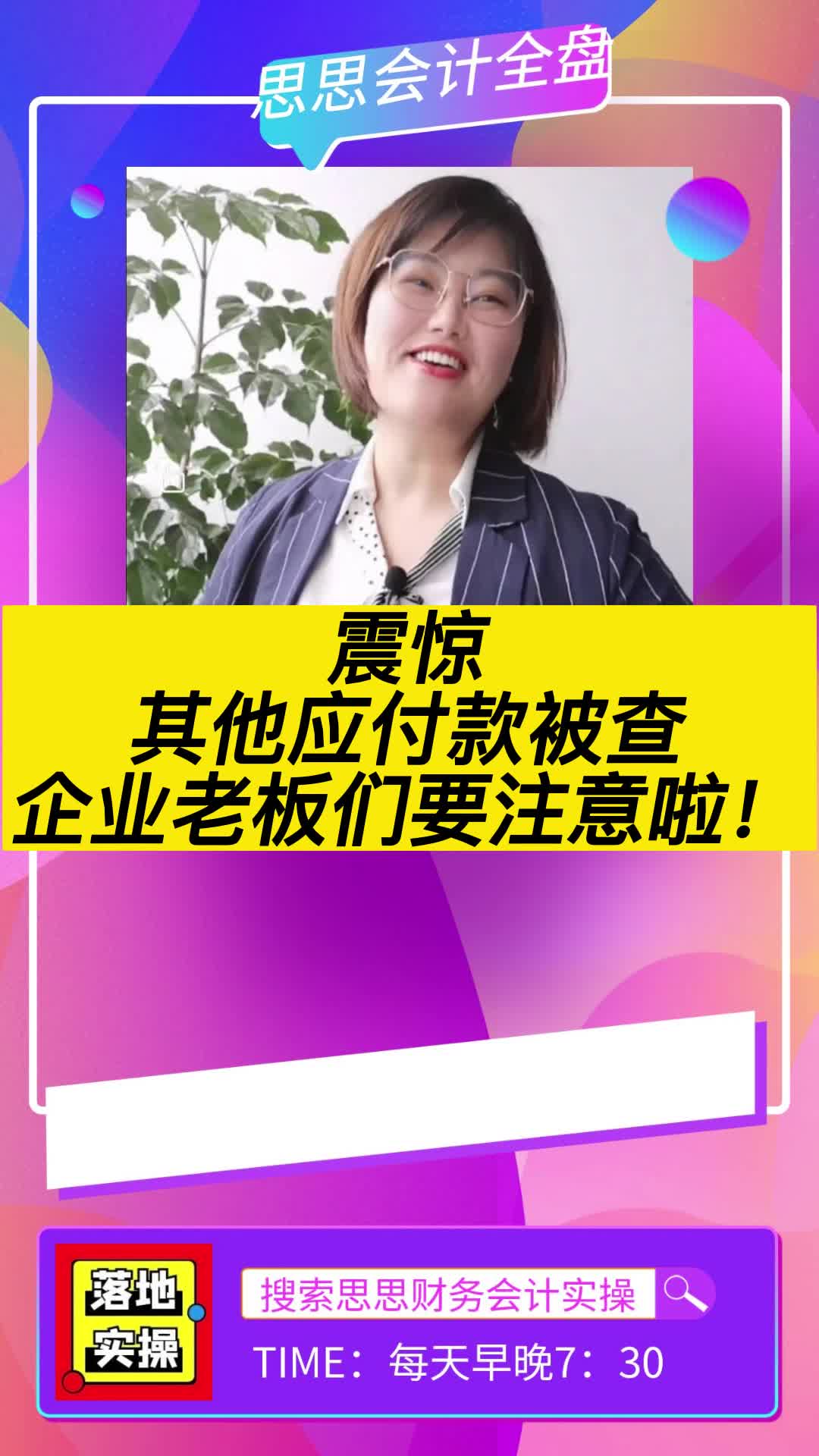 震惊!其他应付款被查企业老板们要注意啦!哔哩哔哩bilibili