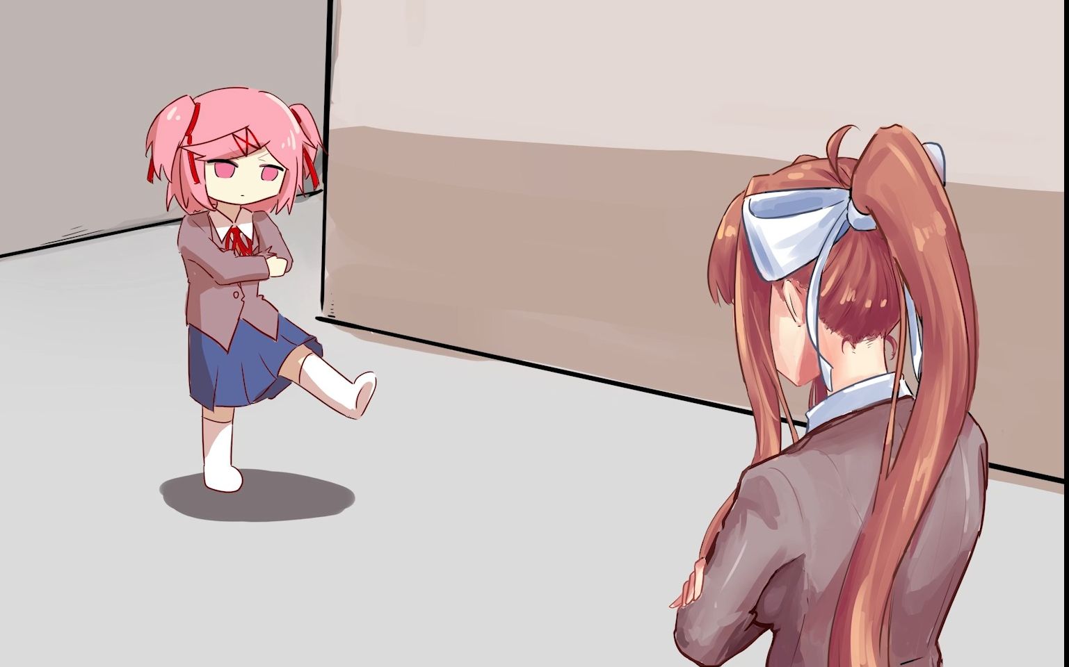 [图]Natsuki，但是地面技术很好