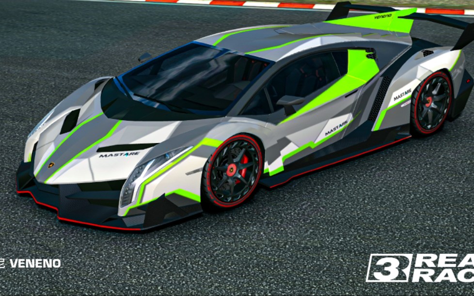 [真实赛车3] 兰博基尼veneno 涂装展示