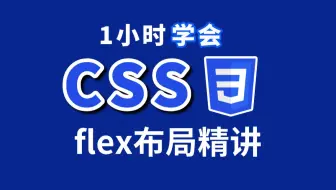 1小时学会CSS中flex布局，字节大佬带你速通前端必备技术！让你告别布局烦恼