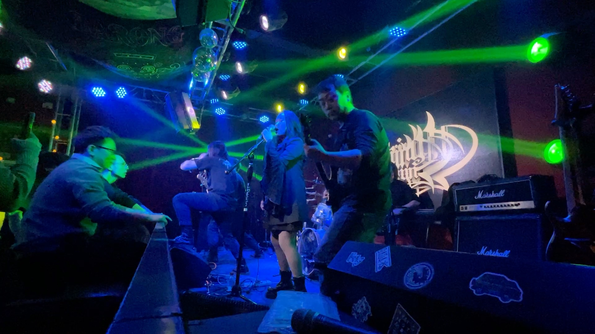 黎明落晓1月27日 61 兰州285livehouse 联合金属现场 throw me from