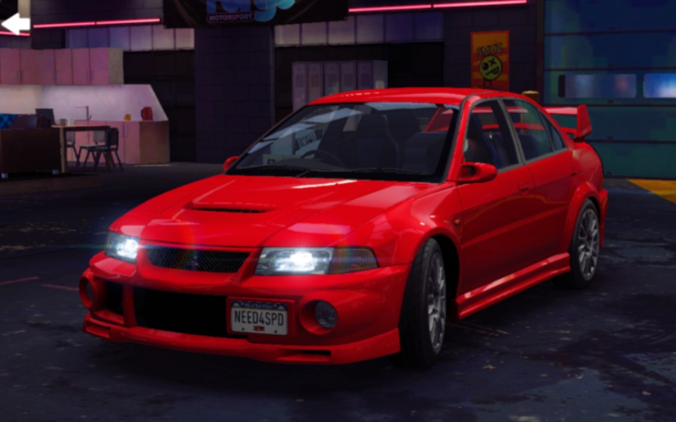 [极品飞车无限狂飙]提车:老款三菱evo;车身套件还蛮好看的诶7815