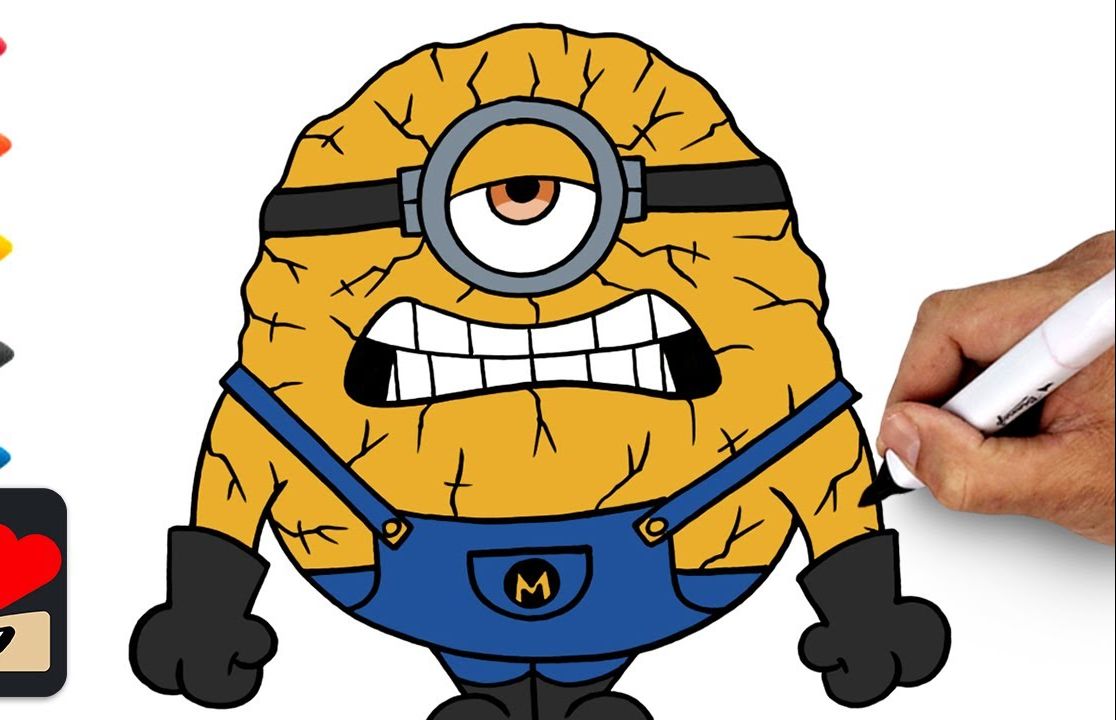 今天我们来画超级小黄人杰瑞!