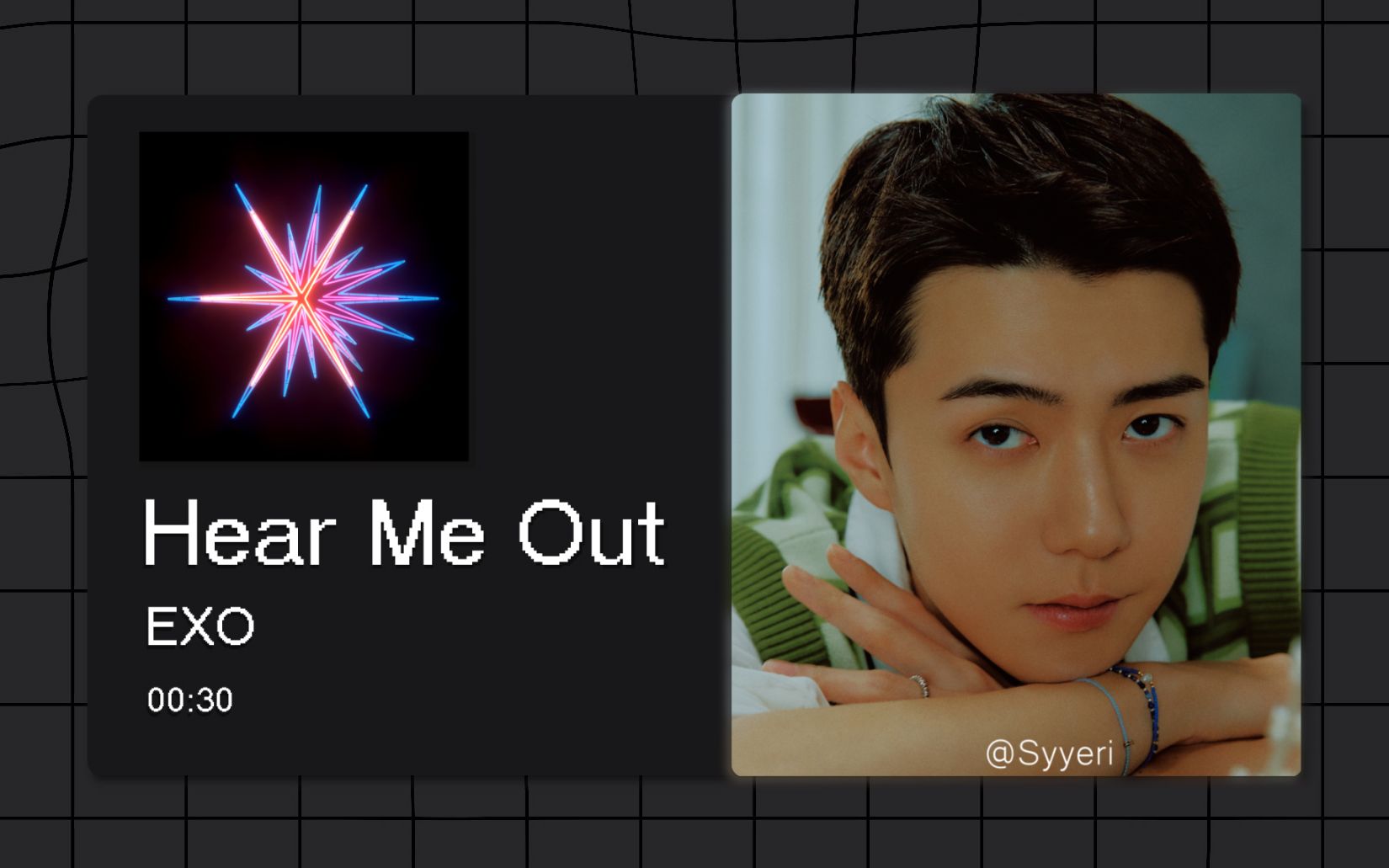 [图]【8D环绕】Hear Me Out - EXO 请佩戴耳机使用~