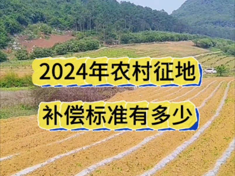 2024年农村征地补偿标准有多少哔哩哔哩bilibili