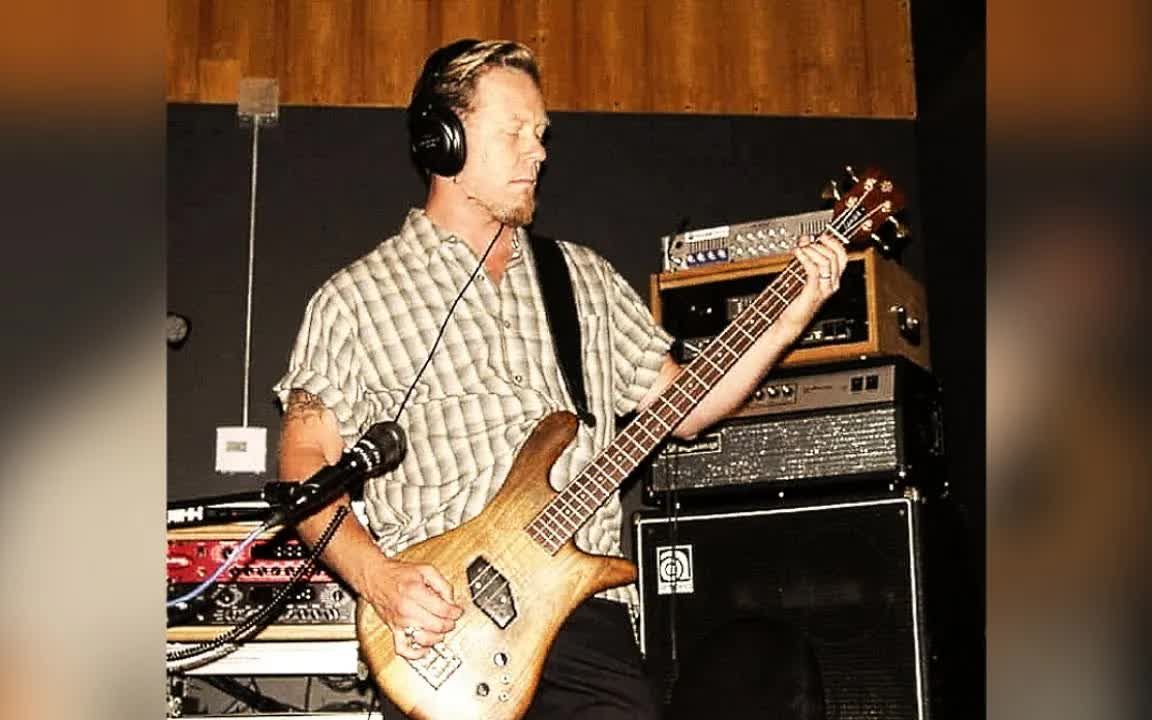 metallica乐队主唱james hetfield的贝斯riffs_哔哩哔哩_bilibili