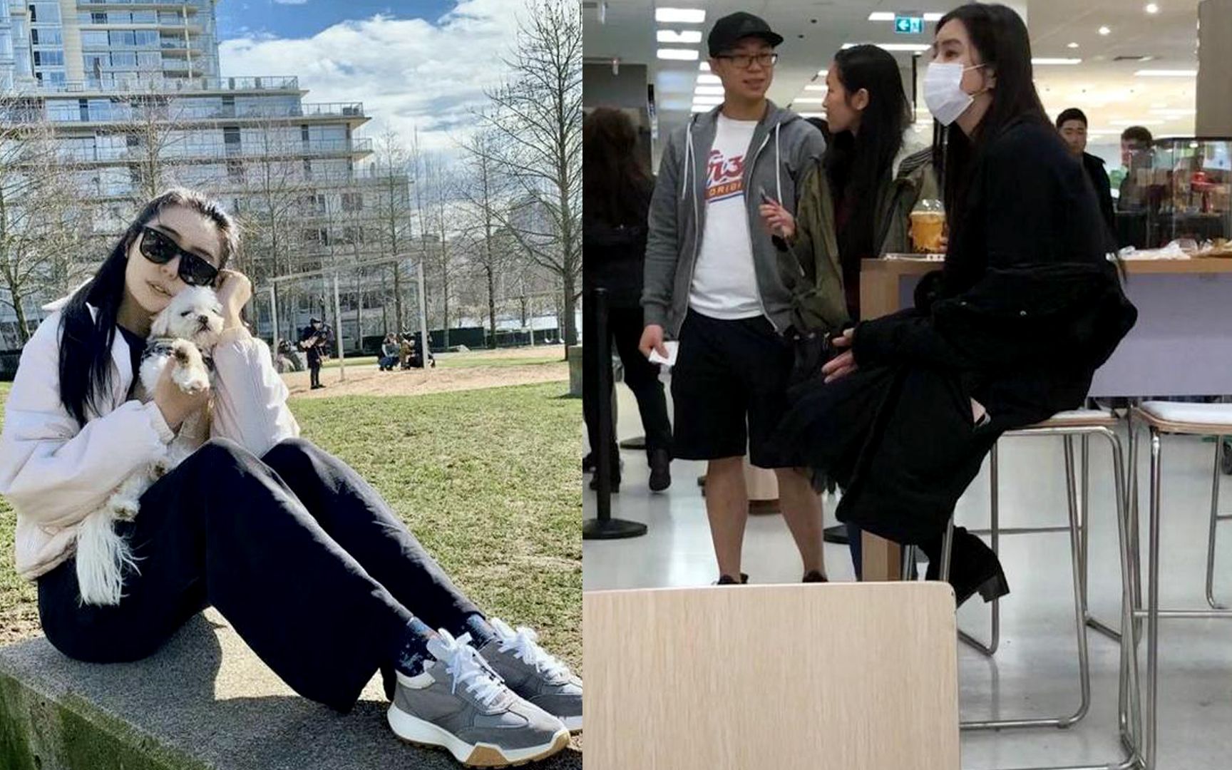 王祖贤在温哥华被偶遇,亲自到超市购物,耐心排队丝毫没明星范