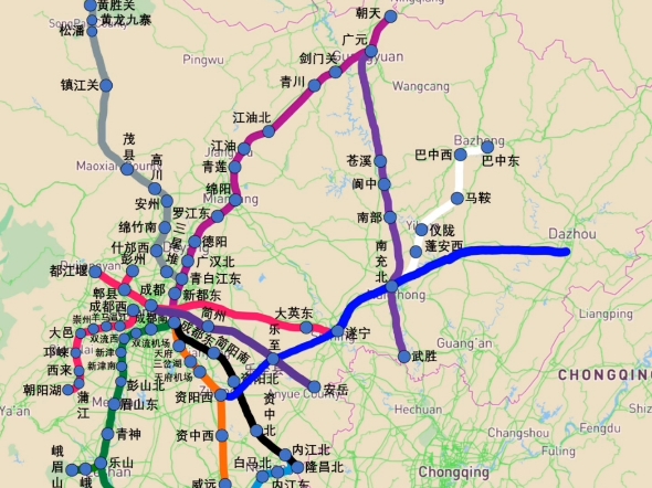 全网独家四川省在建及规划高铁讲解哔哩哔哩bilibili