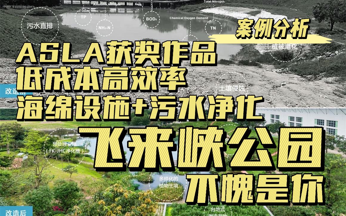 【林创优景】案例分析|飞来峡海绵公园,几步净化设计全面.低成本高效率成为领先,ASLA获得者果然很炫.哔哩哔哩bilibili