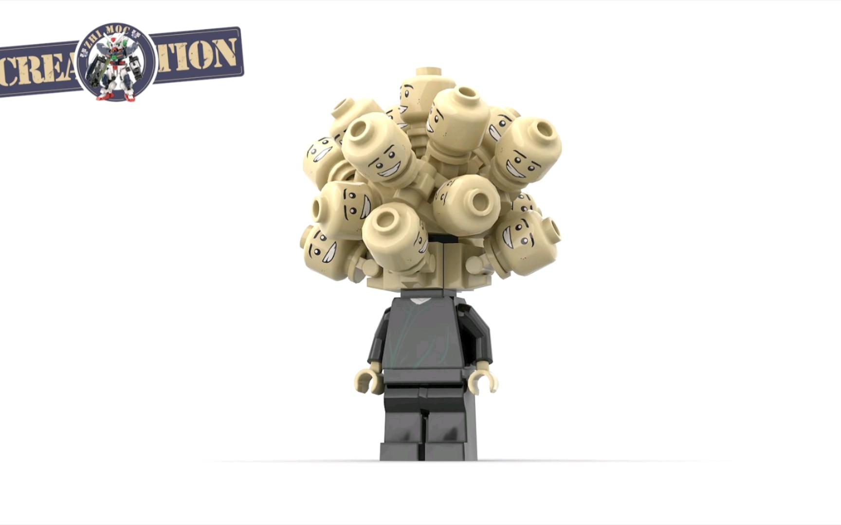 乐高积木moc变异人仔