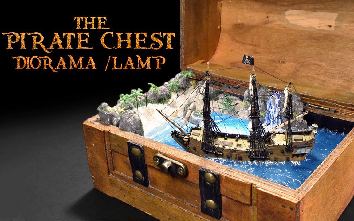 4thecraft用小木箱制作海盗宝藏小场景