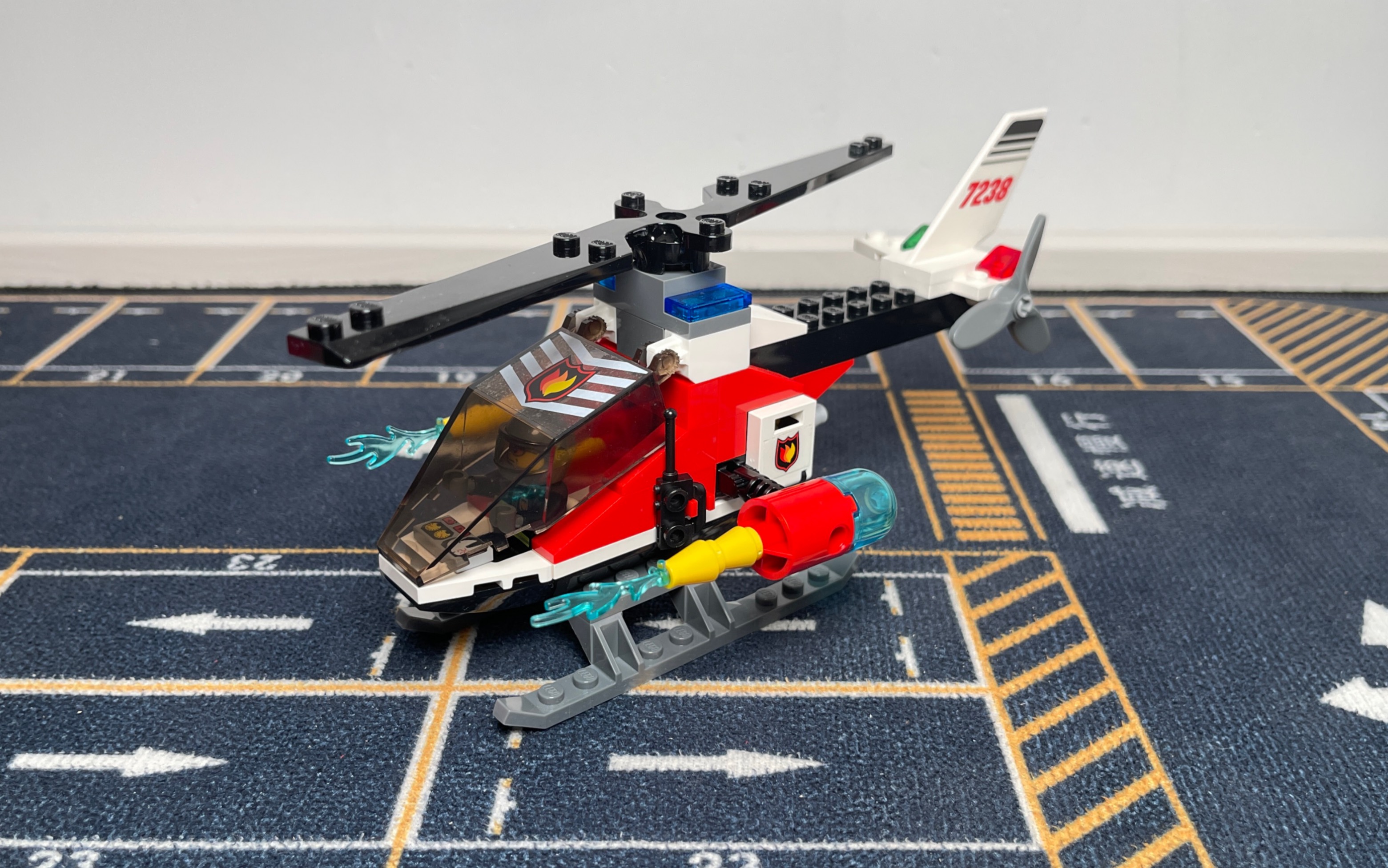 乐高 lego 城市系列 消防直升机 7238