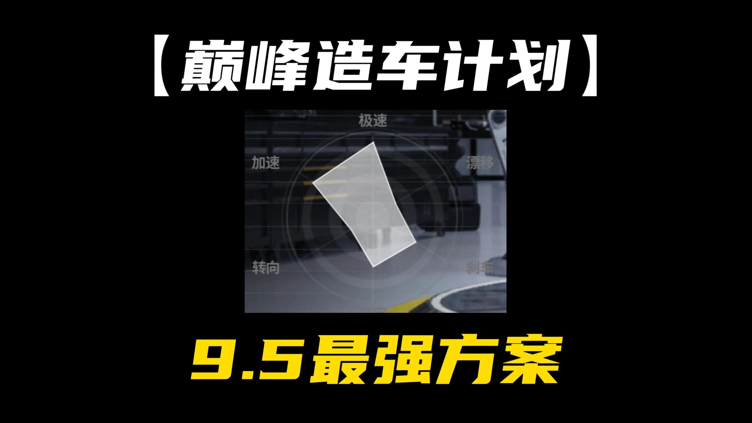 【巅峰极速】巅峰造车计划9.5最强车辆制造方案!