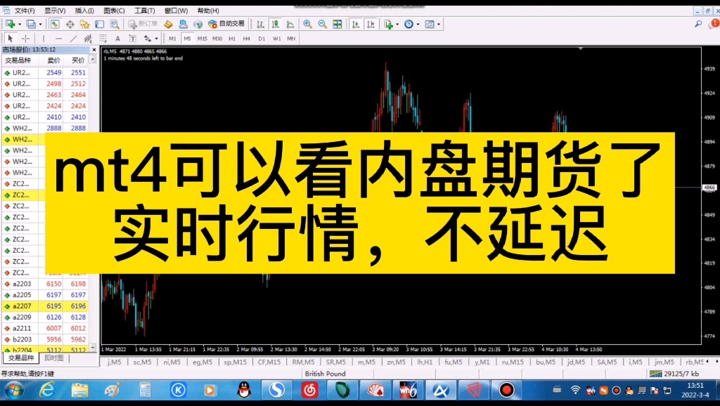 mt4看期货 mt4看内盘期货哔哩哔哩bilibili