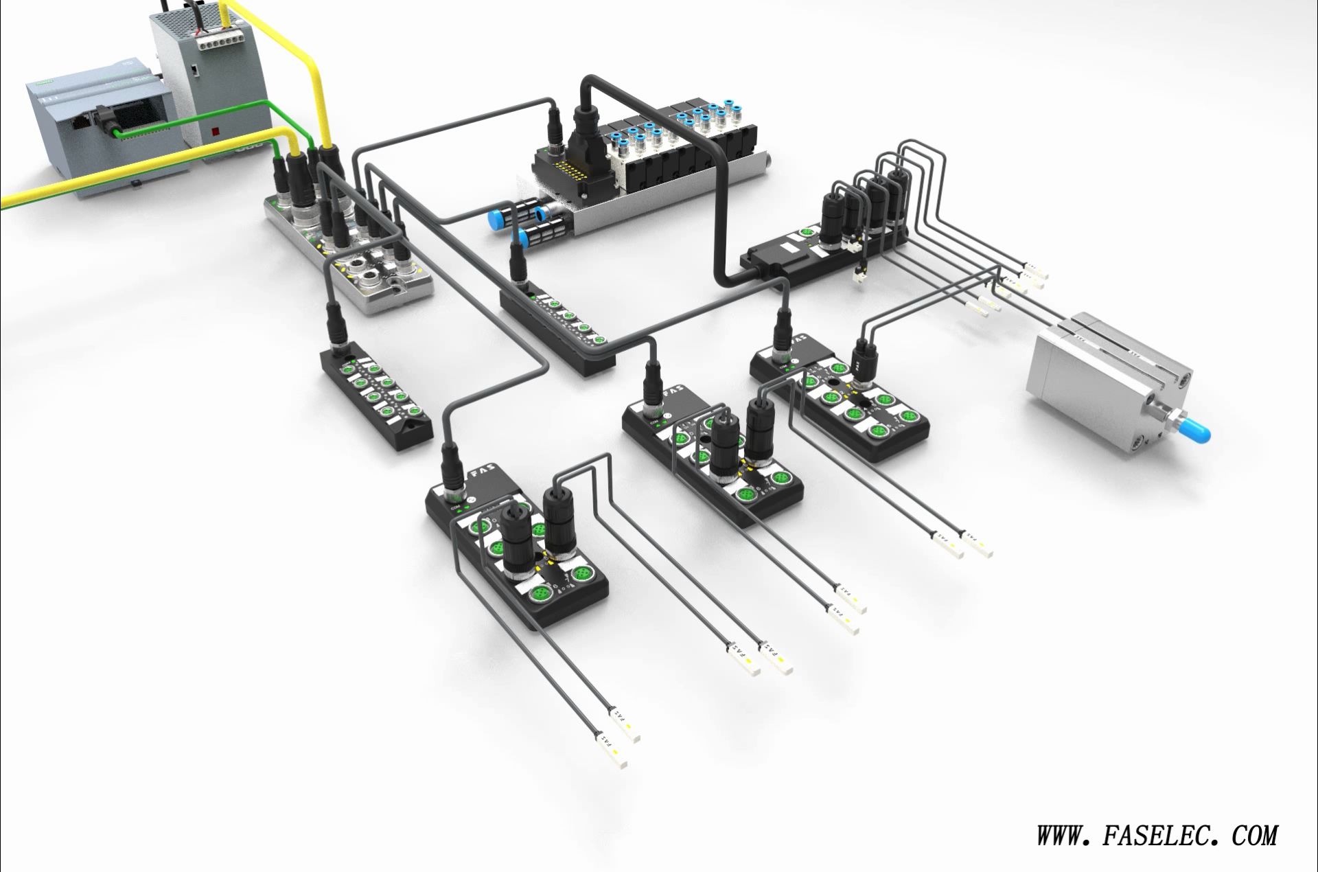工业总线演示iolinkprofinetethernetipethercatcclinkiefbasic