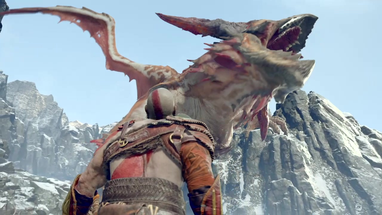 《战神4》-就算是龙我也屠给你看_哔哩哔哩_bilibili